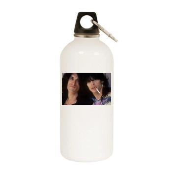 Aerosmith White Water Bottle With Carabiner