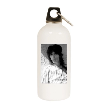 Aerosmith White Water Bottle With Carabiner