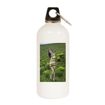 LiMoon White Water Bottle With Carabiner