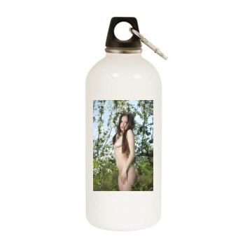 LiMoon White Water Bottle With Carabiner