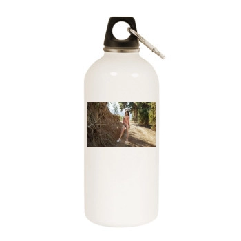 LiMoon White Water Bottle With Carabiner