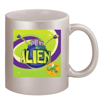 Pet Alien (2005) 11oz Metallic Silver Mug