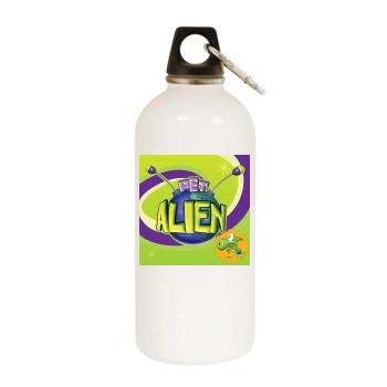 Pet Alien (2005) White Water Bottle With Carabiner