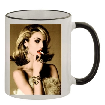 Candice Swanepoel 11oz Colored Rim & Handle Mug