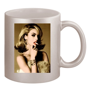 Candice Swanepoel 11oz Metallic Silver Mug