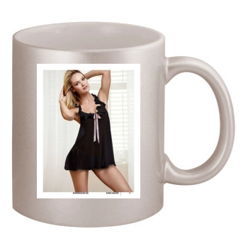 Candice Swanepoel 11oz Metallic Silver Mug