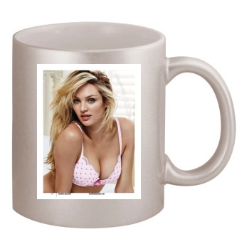 Candice Swanepoel 11oz Metallic Silver Mug