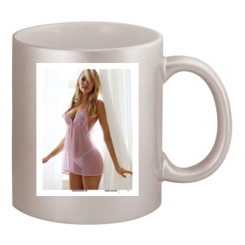 Candice Swanepoel 11oz Metallic Silver Mug