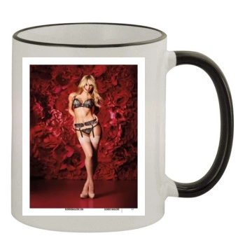 Candice Swanepoel 11oz Colored Rim & Handle Mug