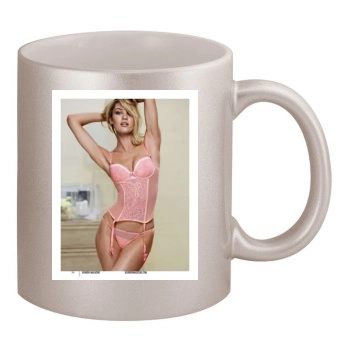 Candice Swanepoel 11oz Metallic Silver Mug