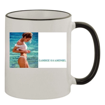 Candice Swanepoel 11oz Colored Rim & Handle Mug