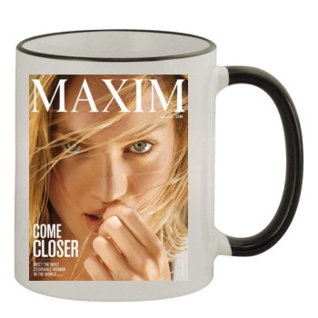 Candice Swanepoel 11oz Colored Rim & Handle Mug