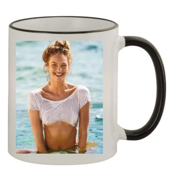 Candice Swanepoel 11oz Colored Rim & Handle Mug