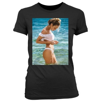 Candice Swanepoel Women's Junior Cut Crewneck T-Shirt