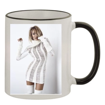 Candice Swanepoel 11oz Colored Rim & Handle Mug