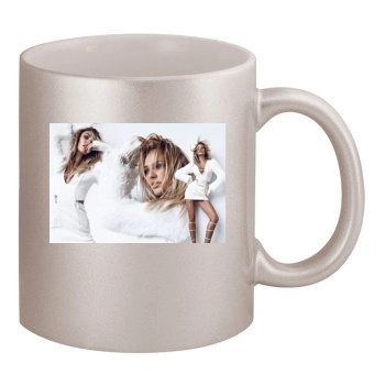 Candice Swanepoel 11oz Metallic Silver Mug