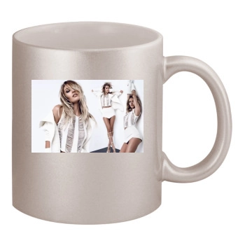 Candice Swanepoel 11oz Metallic Silver Mug