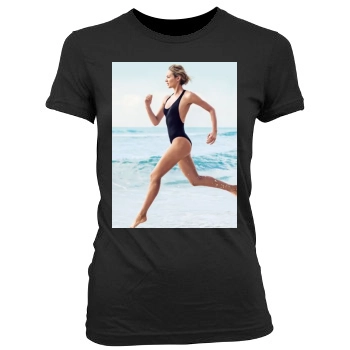 Candice Swanepoel Women's Junior Cut Crewneck T-Shirt