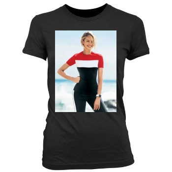 Candice Swanepoel Women's Junior Cut Crewneck T-Shirt