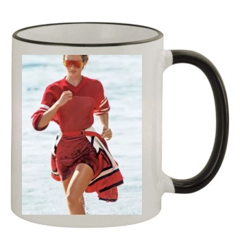 Candice Swanepoel 11oz Colored Rim & Handle Mug