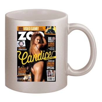 Candice Swanepoel 11oz Metallic Silver Mug