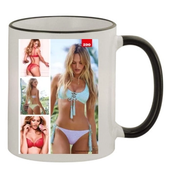 Candice Swanepoel 11oz Colored Rim & Handle Mug