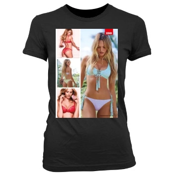 Candice Swanepoel Women's Junior Cut Crewneck T-Shirt