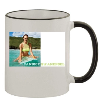 Candice Swanepoel 11oz Colored Rim & Handle Mug