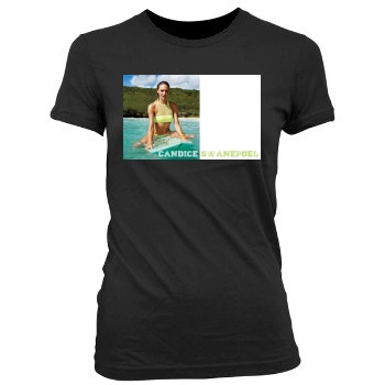 Candice Swanepoel Women's Junior Cut Crewneck T-Shirt