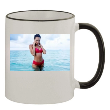 Candice Swanepoel 11oz Colored Rim & Handle Mug