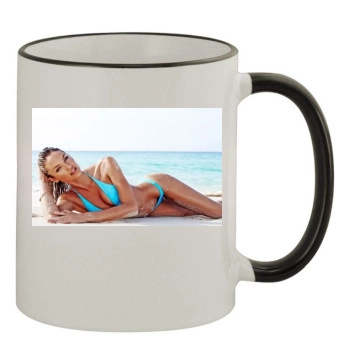 Candice Swanepoel 11oz Colored Rim & Handle Mug