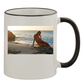 Candice Swanepoel 11oz Colored Rim & Handle Mug