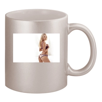 Candice Swanepoel 11oz Metallic Silver Mug