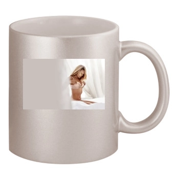 Candice Swanepoel 11oz Metallic Silver Mug