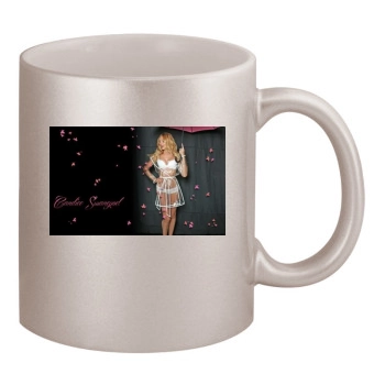 Candice Swanepoel 11oz Metallic Silver Mug