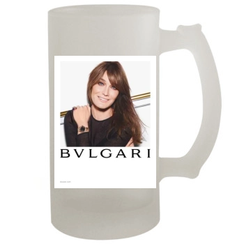 Carla Bruni 16oz Frosted Beer Stein