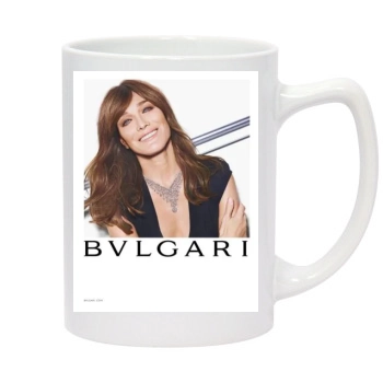 Carla Bruni 14oz White Statesman Mug