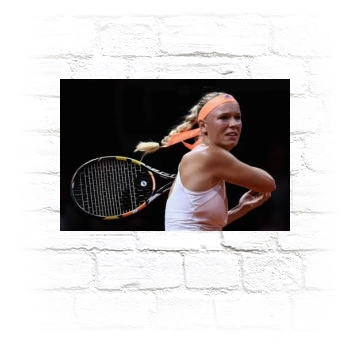 Caroline Wozniacki Metal Wall Art