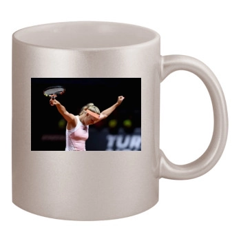 Caroline Wozniacki 11oz Metallic Silver Mug