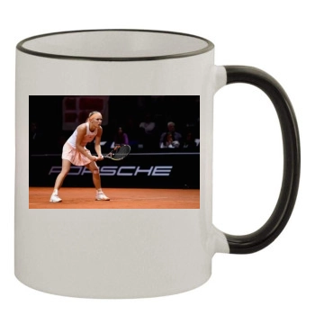 Caroline Wozniacki 11oz Colored Rim & Handle Mug