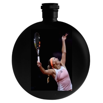 Caroline Wozniacki Round Flask