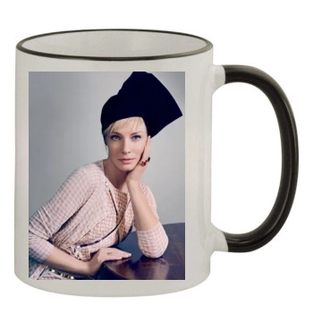 Cate Blanchett 11oz Colored Rim & Handle Mug