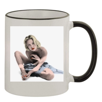 Charlize Theron 11oz Colored Rim & Handle Mug