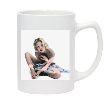 Charlize Theron 14oz White Statesman Mug