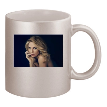 Charlize Theron 11oz Metallic Silver Mug