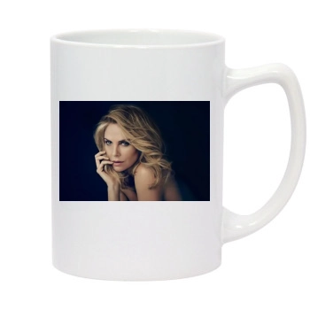 Charlize Theron 14oz White Statesman Mug