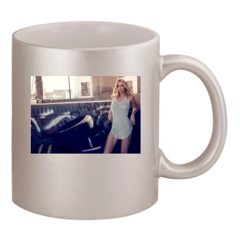 Charlize Theron 11oz Metallic Silver Mug