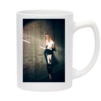 Charlize Theron 14oz White Statesman Mug