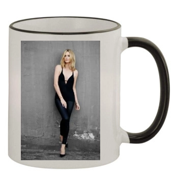 Charlize Theron 11oz Colored Rim & Handle Mug