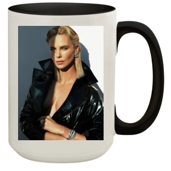 Charlize Theron 15oz Colored Inner & Handle Mug